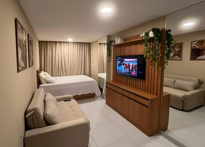 Apartamento em Porto de Galinhas, Flat 400 m da praia
