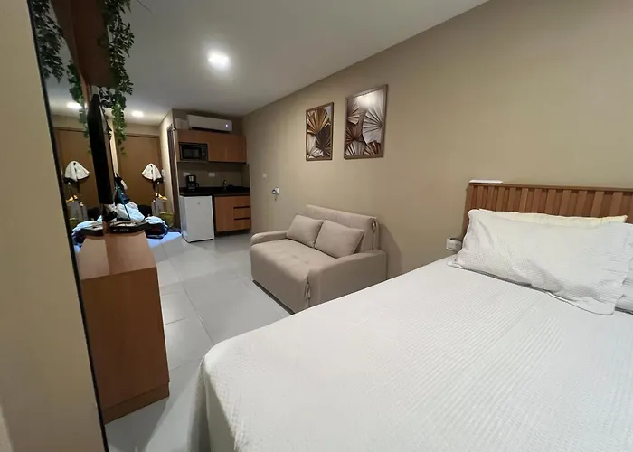 Apartamento em Porto de Galinhas, Flat 400 m da praia